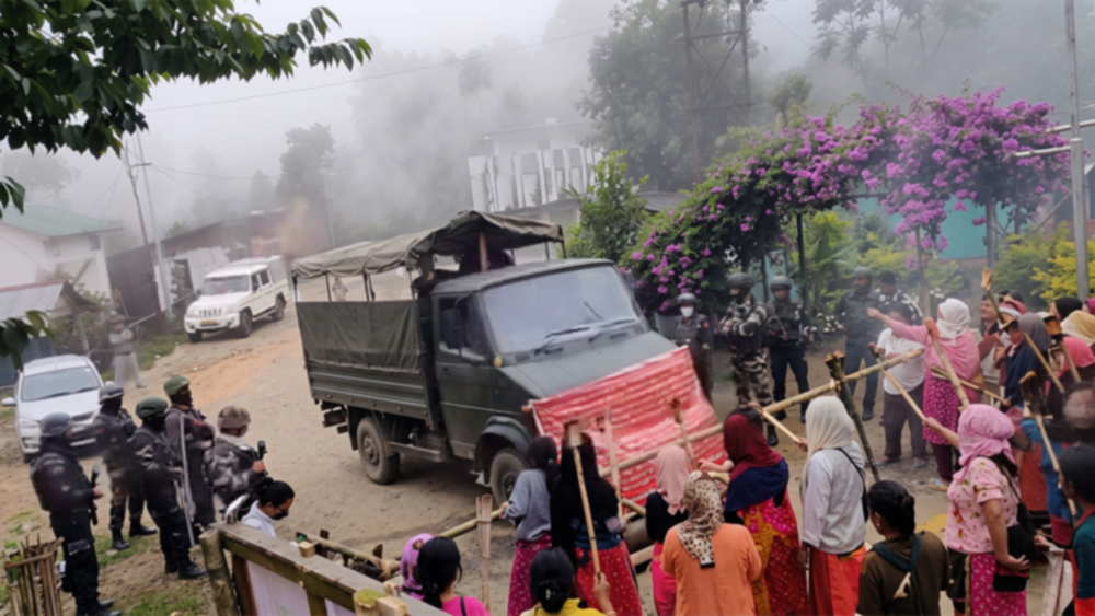 Locals clash with Indian security forces in Manipur. (File Photo: Wikimedia Commons)